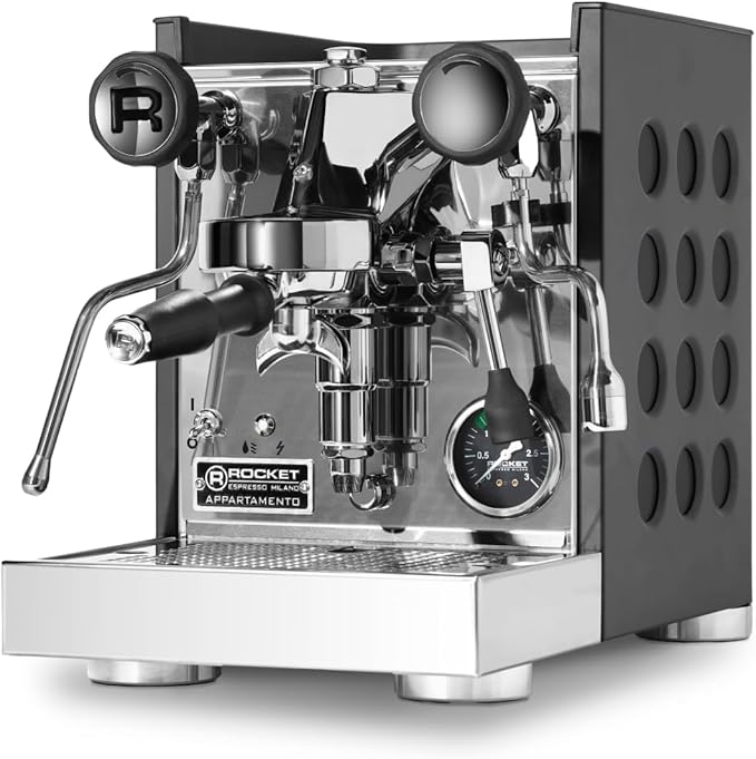 Rocket Espresso Appartamento TCA Espresso Machine (Black/Black)