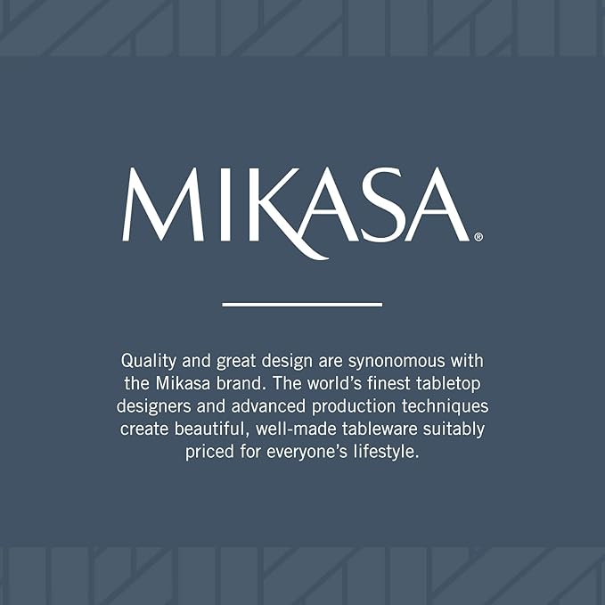 Mikasa Satin Loft 65-Piece Flatware Set for 12, 18/10 Stainless Steel Silverware with Forks, Knives, Spoons, and Serving Utensils, Durable and Elegant Design