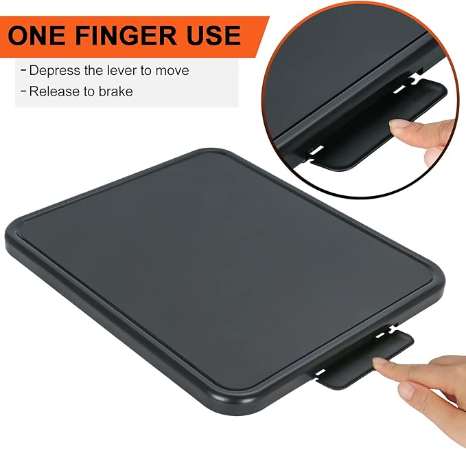 Kitchen Caddy Sliding Tray - Appliance Coffee Maker Slider, Large Rolling Tray Countertop Moving Sliders for Stand Mixer Air Fryer, Toaster, Blender, and More -11.7'' W × 13.8''D