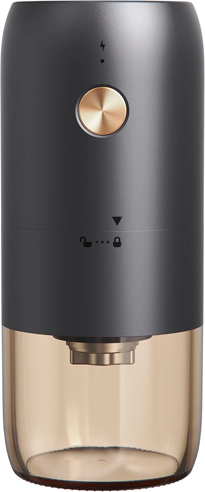 Generic Portable Battery Powered Burr Coffee Grinder with Adjustable settings, 35G Capacity, 1500mAh Rechargeable, Conical Stainless Steel Burr for Espresso, Manual Brew, Travel, Camping