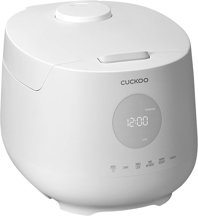 CUCKOO CR-0661F 6-Cup (Uncooked) / 12-Cup (Cooked) Micom Rice Cooker & Warmer with Nonstick Inner Pot, 7 Menu Options, Fuzzy Logic Tech, Auto Clean (White)