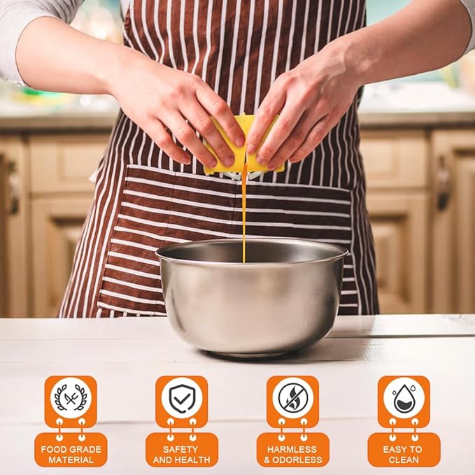 3Pcs Egg Shell Opener, New Egg Tool for Uncooked Eggs, Egg Shell Opener Topper Cutter, Handheld Eggshell Breaker and Egg Separator for Eggs Kitchen Gadgets Egg Cracker Tool 