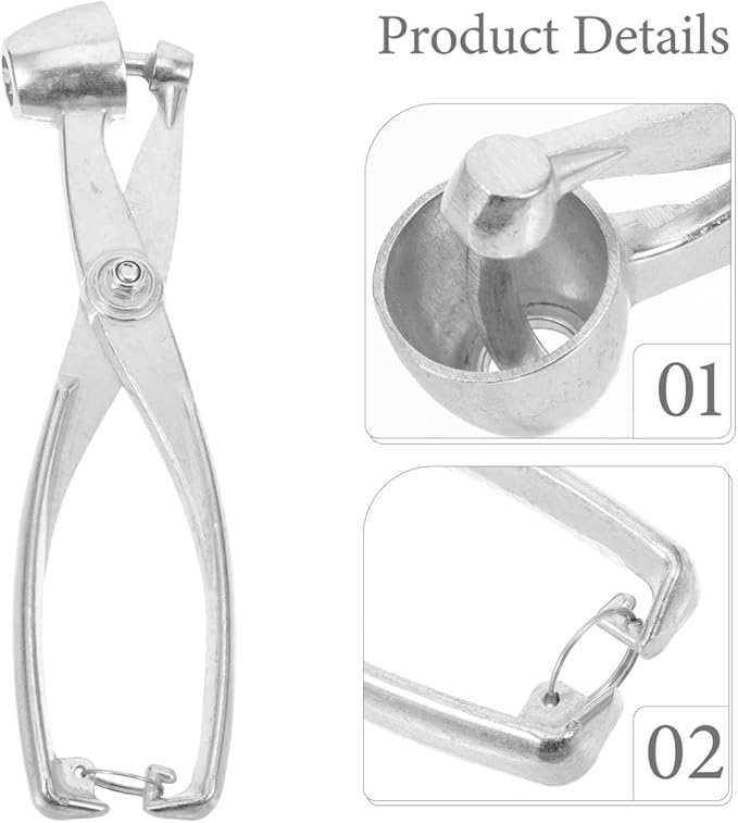 Heavy Duty Cherry Pitter & Olive Corer Tool - Stainless Steel Cherry Pit Remover for Efficient & Olive Pitting - for Making Jam and Dishes