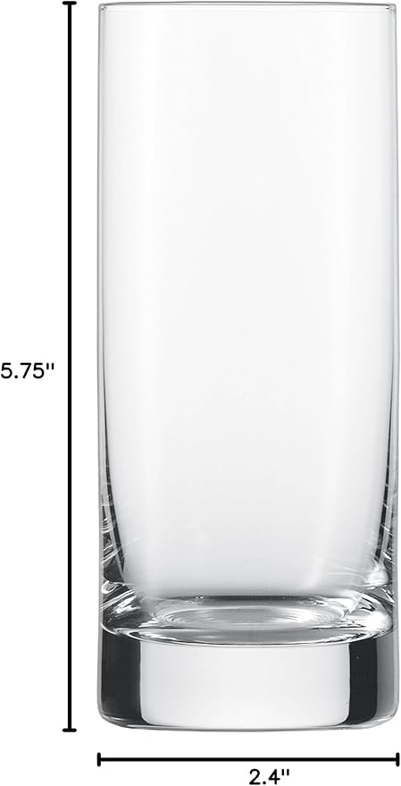Zwiesel Glas Tritan Paris Barware Collection Beer/Long Drink Glass, 10.1-Ounce, Set of 6