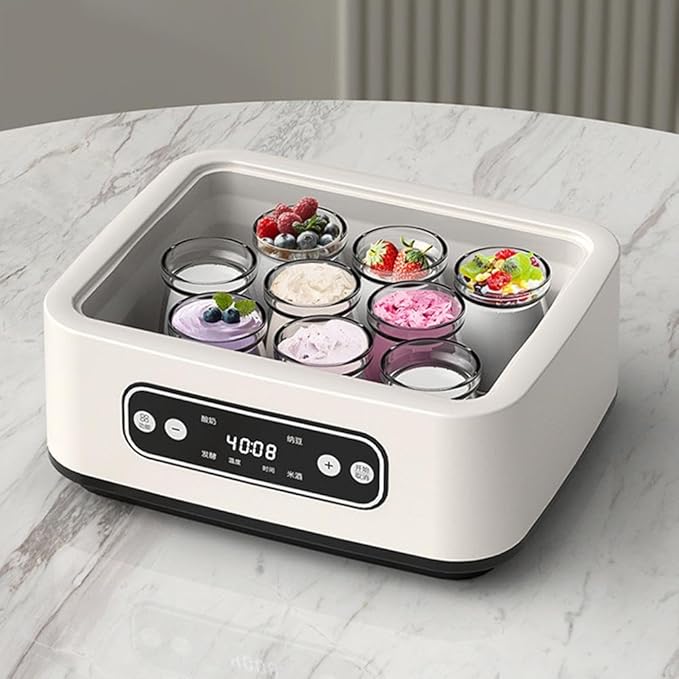 Yogurt Maker Machine,Probiotic Yogurt Maker Machine,Yogurt Maker with Temperature Control,Yogurt Heater,Automatic Yogurt Maker Machine 36 Hours Adjustable Time Probiotic Incubator