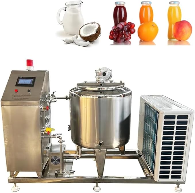 Heavy-duty yogurt maker with commercial-grade milk pasteurization and cooler, Suitable for yogurt, juice, and curd production - Suitable for both farms and industrial production lines