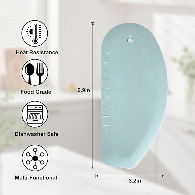 11-Piece Measuring Cups and Spoons Set with Stackable Measuring Cup, Lid, and Dough Scraper, Unique Kitchen Gadgets for Baking and Cooking, BPA-Free, Dishwasher Safe