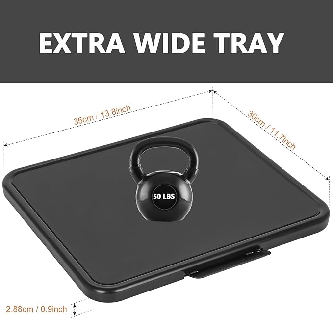 Kitchen Caddy Sliding Tray, Appliance Coffee Maker Slider Large Rolling Tray Under Cabinet Countertop Storage Moving Sliders for Stand Mixer Air Fryer Toaster Blender with Wheels -13.8'' W × 11.7''D