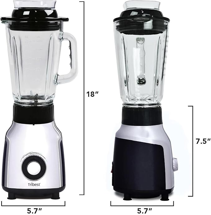 Tribest Glass Personal Vacuum Blender PBG-5001-A Antioxidation Vacuum Blender