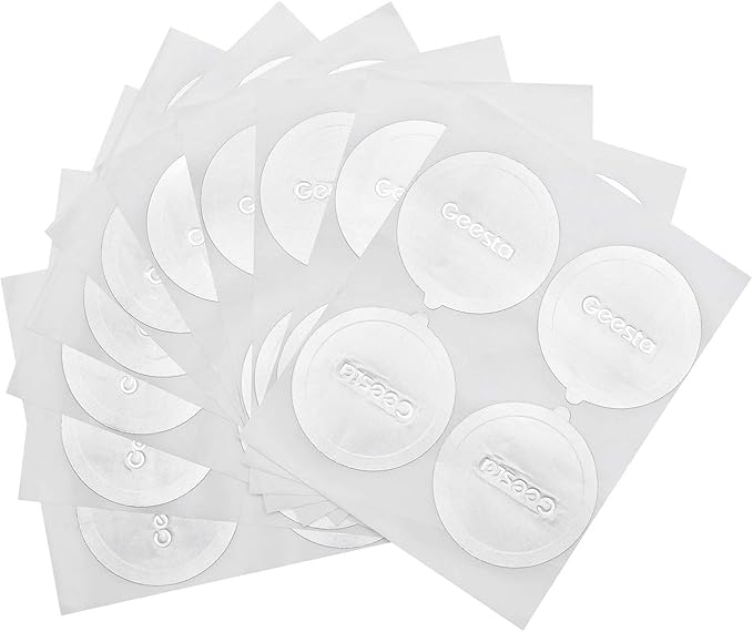 Geesta Reusable Aluminum Foil Seals Lid Compatible with Nespresso Vertuoline Capsule-120 Pcs (120 PCS)
