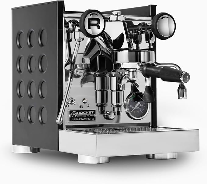 Rocket Espresso Appartamento TCA Espresso Machine (Black/Black)
