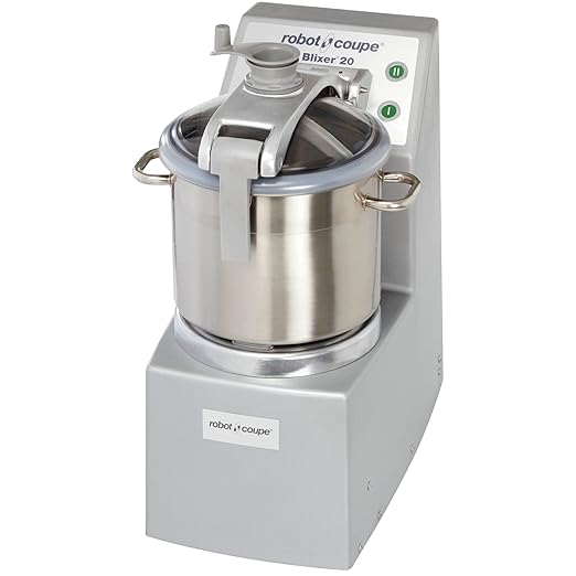 Robot Coupe BLIXER20 20-Liter Commercial Vertical Blender/Mixer Food Processor with Two Speeds, Stainless Steel