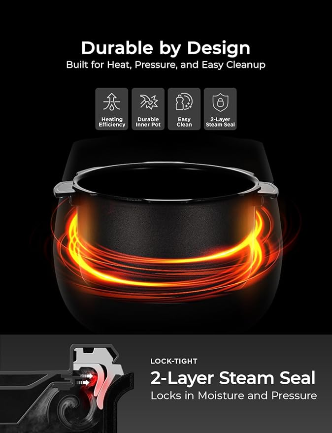 CUCKOO CRP-ST1009FG 10-Cup (Uncooked) / 20-Cup (Cooked) Twin Pressure Rice Cooker & Warmer with Nonstick Inner Pot, 16 Menu Modes, 3 Voice Guide, Auto Clean (Gray)