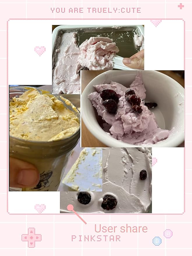 ice cream maker for kids Duomid rolled ice cream maker machine,with2shovels,frozen yogurt machine,instant gelato pan/roll,sorbetmachine,gelato maker,plate freezer bowl,parent-child interactiveDIY gift