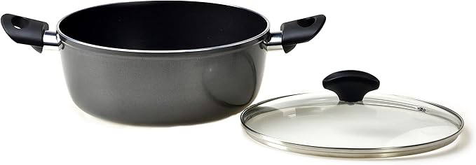 RAVELLI Italia Linea 85 Non Stick Induction Stock Pot, 5 Quart