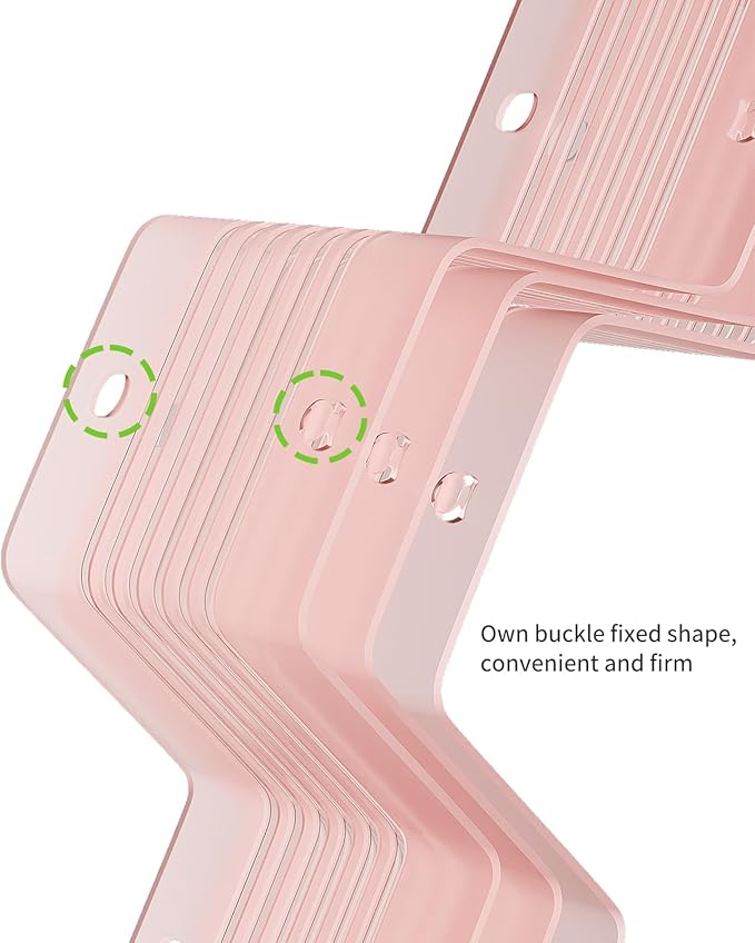 Honeycomb Separator Adjustable Drawer Organizer Divider for Underwear Belt-Scarf Socks Organizer (Pink(1pc))