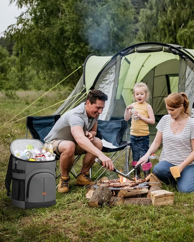 Cooler Backpack for Men Women Insulated Waterproof Backpack Cooler Leak Proof Cooler Bag Lightweight Lunch Backpack for Camping Beach Travel Picnic