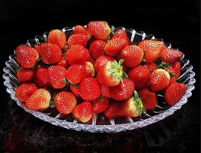 Glass Fruit Bowl or Decorative Bowl, used for Kitchen counter or living room center table decoration, Centerpiece Bowl (11.6in)