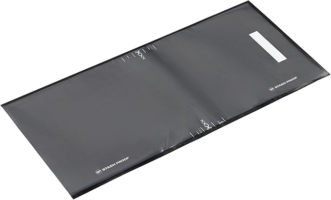 Vacuum Seal Bags 11" x 24" (50 Count) 5.5 Mil, Black and Clear- BPA Free Commerical Grade Food Saver for Storage, Sous Vide, and Meal Prep Sealer Bag