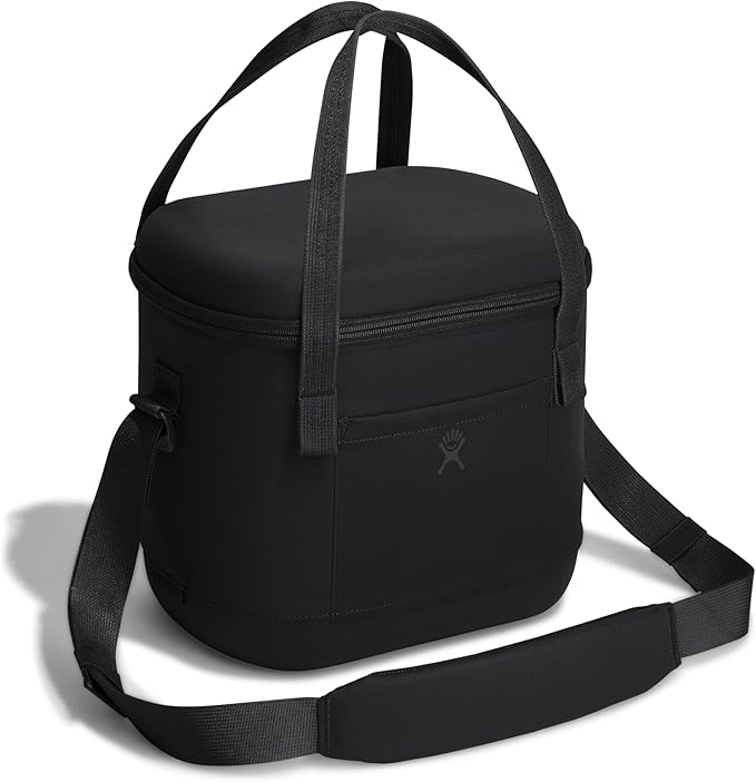 Hydro Flask Cooler Bag for Beach, Beverages and Travel - Insulated Soft Lunch Bag - 12 L Capacity in Black