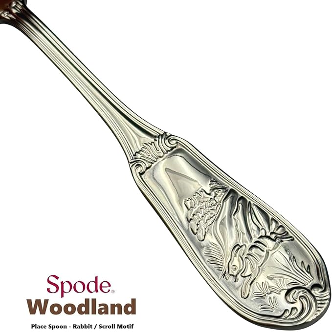 Spode Woodland 18/10 Stainless Steel 5pc. Place Setting (Service for One)