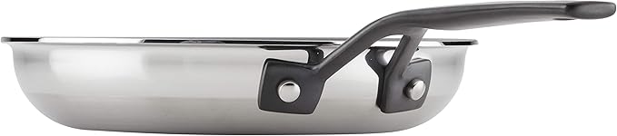 KitchenAid 5-Ply Clad Polished Stainless Steel Nonstick Fry Pan/Skillet, 8.25 Inch