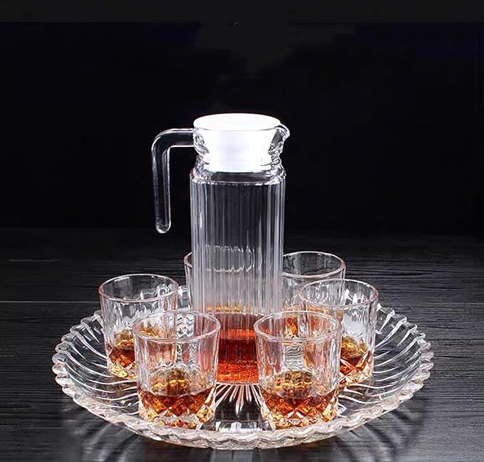 Glass Fruit Bowl or Decorative Bowl, used for Kitchen counter or living room center table decoration, Centerpiece Bowl (11.6in)