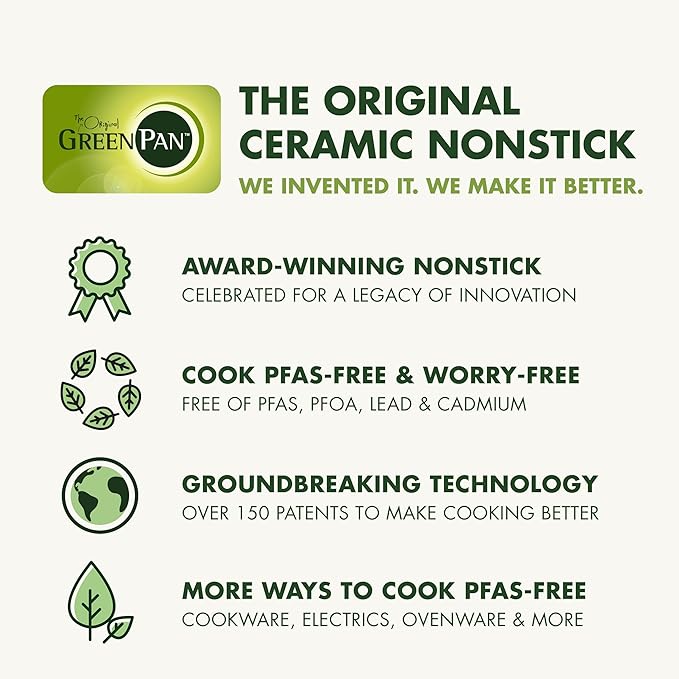 GreenPan Clearview 10QT Double Air Fryer, 360° Clear Window, PFAS-Free Ceramic Nonstick 5QT Drawers & Trays, Dual Cooking, 12-Presets, Shake Reminder, Keep Warm, Dishwasher Safe Parts