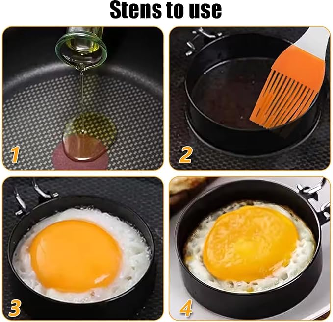 11 Pcs egg peeler tools for hard boiled eggs and Frying Eggs, Cooked eggs and a shell remover kit with 4 Egg Rings, 2 Egg Piercers, 1 Egg Cracker, 1 Egg Cutter, 1 Egg Separator, 1 Egg Steaming Rack.
