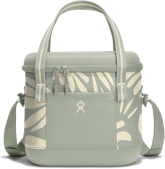 Hydro Flask Cooler Bag - Insulated Soft Lunch Bag - 12 L Capacity in Botanical Bliss Green