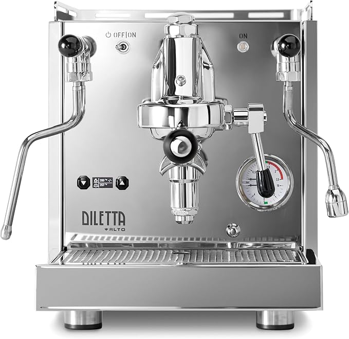 Diletta Alto Espresso Machine | Dual Boiler | PID | Shot Timer | Adjustable OPV | (Stainless Steel)
