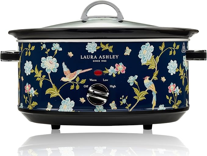 VQ- Laura Ashley 6.5L Slow Cooker - Elveden Navy