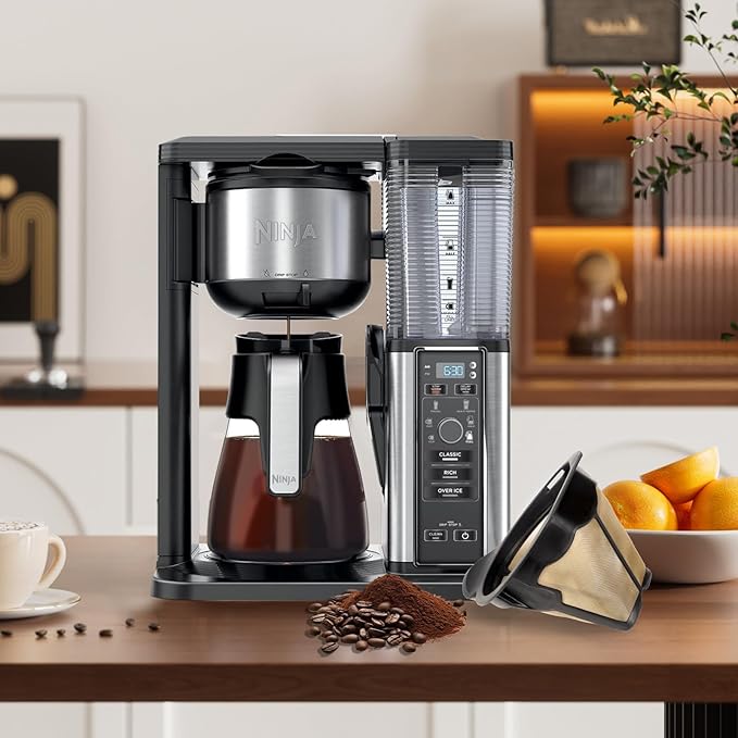 Replacement Parts Cone Reusable Coffee Permanent Filters Compatible with Ninja Coffee Maker CM300 CM305 CM360 CM371 CM400