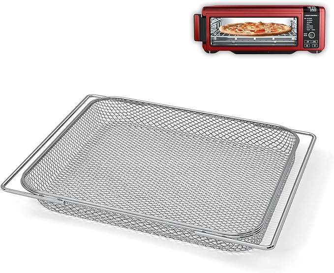 Air Fryer Oven Basket Replacement Baking Trays for Ninja Foodi SP201 SP301 SP351 Series Dual Heat Air Fryer Oven, Mesh Basket,Air Fryer Accessories for Ninja Foodi Air Fry Oven