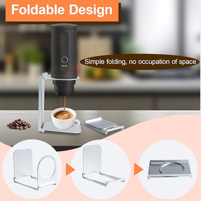 Stand Compatible with Outin Nano -Foldable Aluminum Espresso Coffee Machine Stand Accessories Compatible with Outin