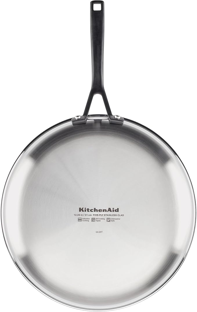 KitchenAid Stainless Steel and Nonstick Induction Frying Pans/Skillet Set