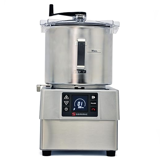 KE-8V (1050855) Food Processor/Emulsifier, benchtop/countertop, Electric, 8.5 qt. (8L) Bowl Capacity, 9-2/5" Diameter Bowl, Variable speeds (10), 300-3000 RPM Speed, Reverse Function