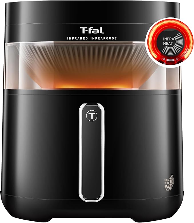 Infrared Air Fryer 2.0 7L Dual Heating, Black, 1800W