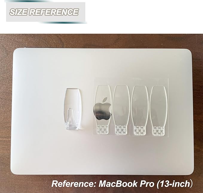 12 Large Wall Hooks for Hanging Heavy Duty, with 16 Removable Strips, Clear Hanger Hooks, Damage-Free Utility Hooks with Adhesive Strips, Plastic Wall Hook for Key, Shower, Towel, Coat, Door, Hat.