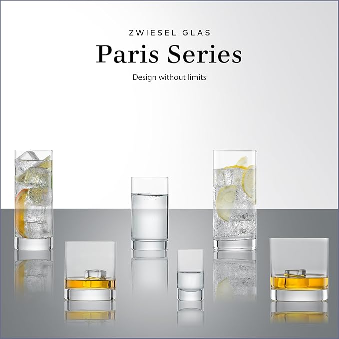 ZWIESEL GLAS Paris Long Drink Glass 11 Ounce (Set of 6), Drinking Glasses for Long Drinks, Dishwasher-Safe Tritan Crystal Glasses, Made in Germany