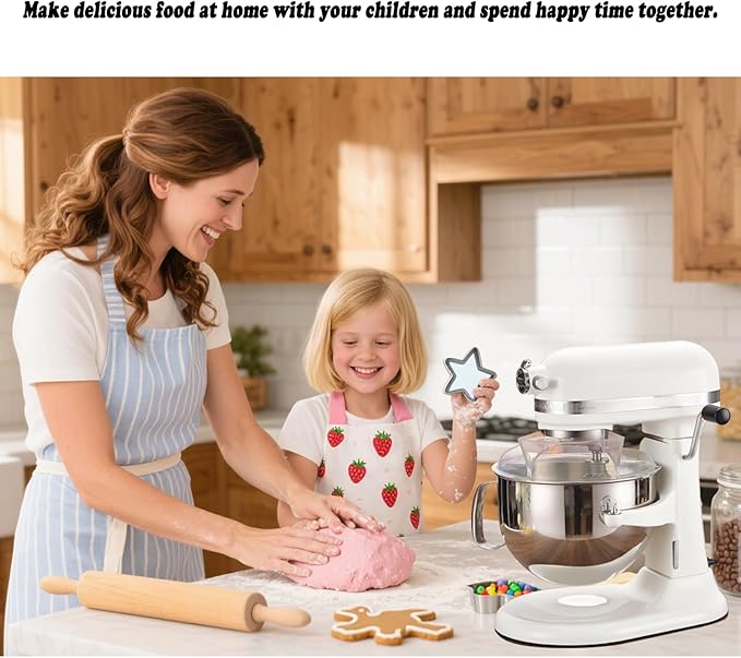 6Quart Stainless Steel Mixer Bowl with Handle for Kitchenaid Stand Mixers and Pouring Shield(Splash Guard) for Kitchenaid Stand Mixers