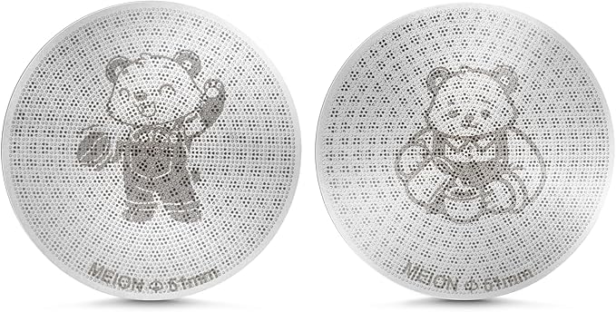 MEION 51mm Espresso Puck Screen-2 Pack 0.8mm Thickness Espresso Filter Screen, Reusable Metal Coffee Filter for Bottomless Portafilter Basket 51mm, Stainless Steel Coffee Puck Screen