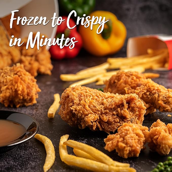 DEIME Air Fryer 3 Qt, Small Airfryer Digital Space Saving Compact, Bake, Reheat, Roasts for Quick Easy Meals, Mini Compact & Quiet, Nonstick & Dishwasher Safe Basket (Black)