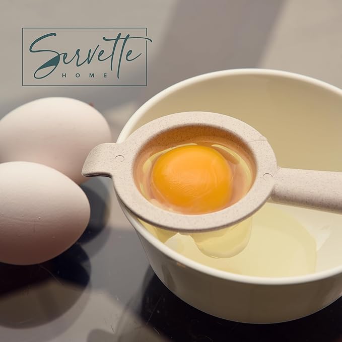 Wheat Straw Kitchen Utensils, Set of 3 (Egg Separators)