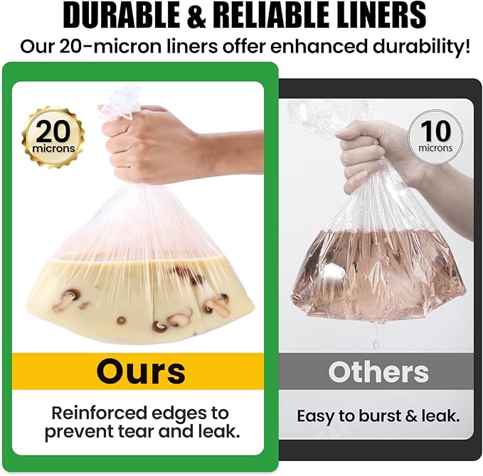30 Count Slow Cooker Liners, 13"x21", Fits 3-8 Quarts, Disposable Pot Liners Compatible with Crockpot, Oval Large Size, BPA-Free Cooking Bags, Kitchen Accessories, Cook with Ease