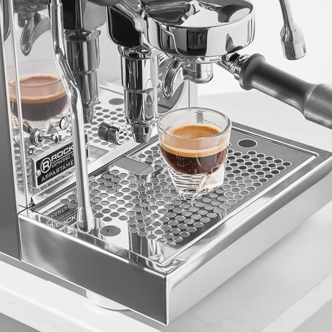 Rocket Espresso Appartamento TCA Espresso Machine (Stainless/White)