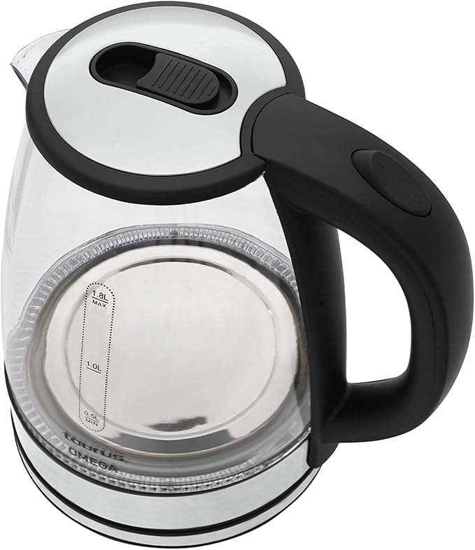 Taurus Cordless Electric Kettle – 1.7L Stainless Steel Hot Water Boiler | Fast Boil, 360° Swivel Base, Auto Shut-Off, BPA-Free – Modern & Portable Design for Tea, Coffee, Instant Meals