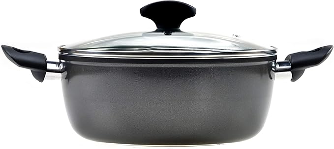 RAVELLI Italia Linea 85 Non Stick Induction Stock Pot, 5 Quart