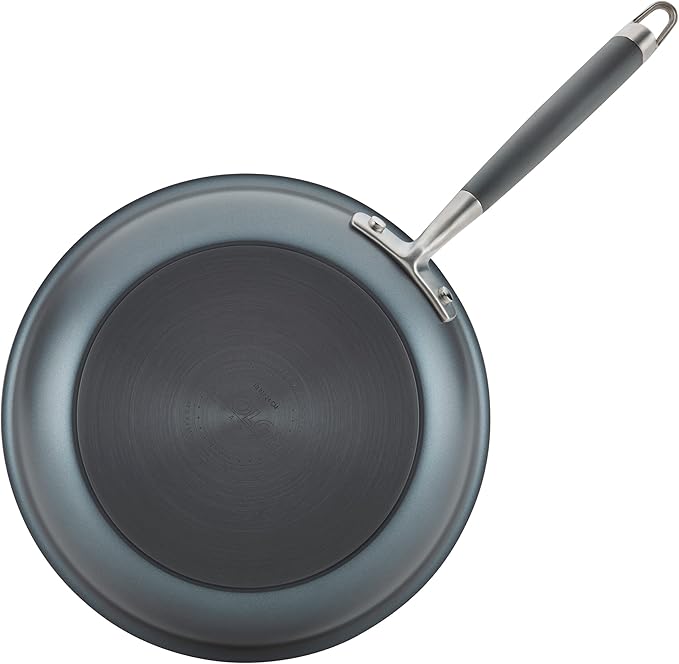Anolon Advanced Home Hard-Anodized Nonstick Skillets (2 Piece Set- 10.25-Inch & 12.75-Inch, Moonstone)