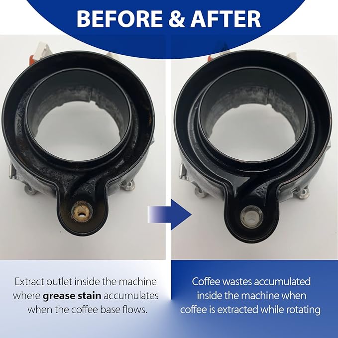 Powerful Cleaning Pods and Capsules Cleaner Kit - for Coffee Machines - Made from 100% Plant-Based 1st Grade Formula - Includes 6 Cleaning Capsules Only Compatible with Pack of 2